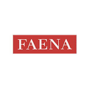 Logotipo del hotel Faena