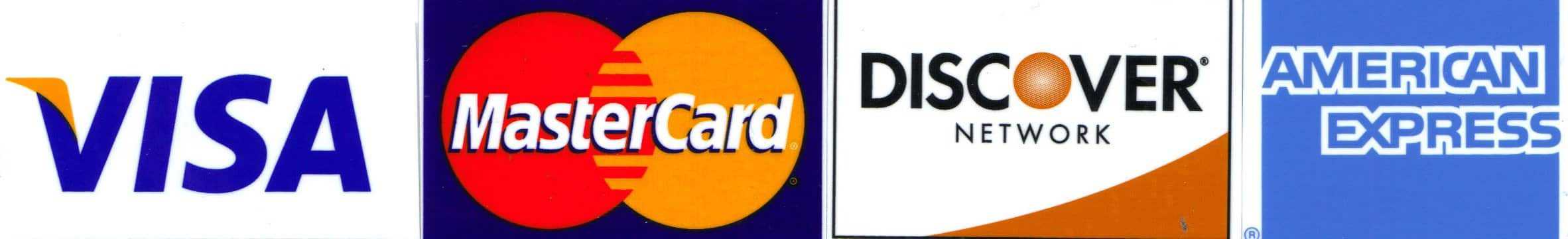 Logotipos de tarjetas de crédito