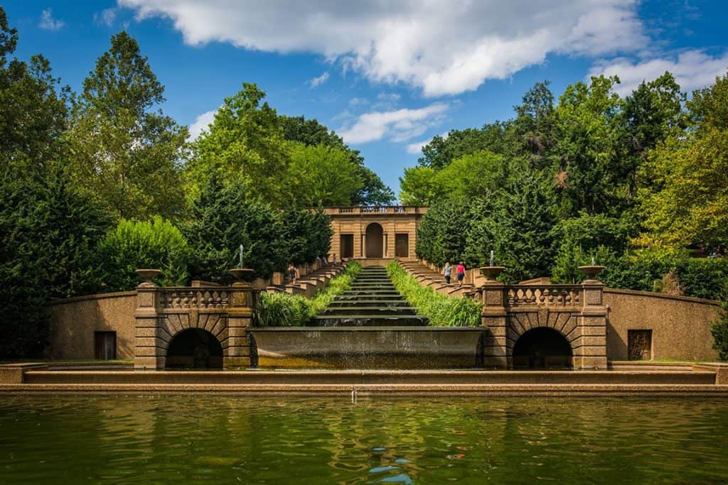 Meridian Hill Park Washington D.C. study spot