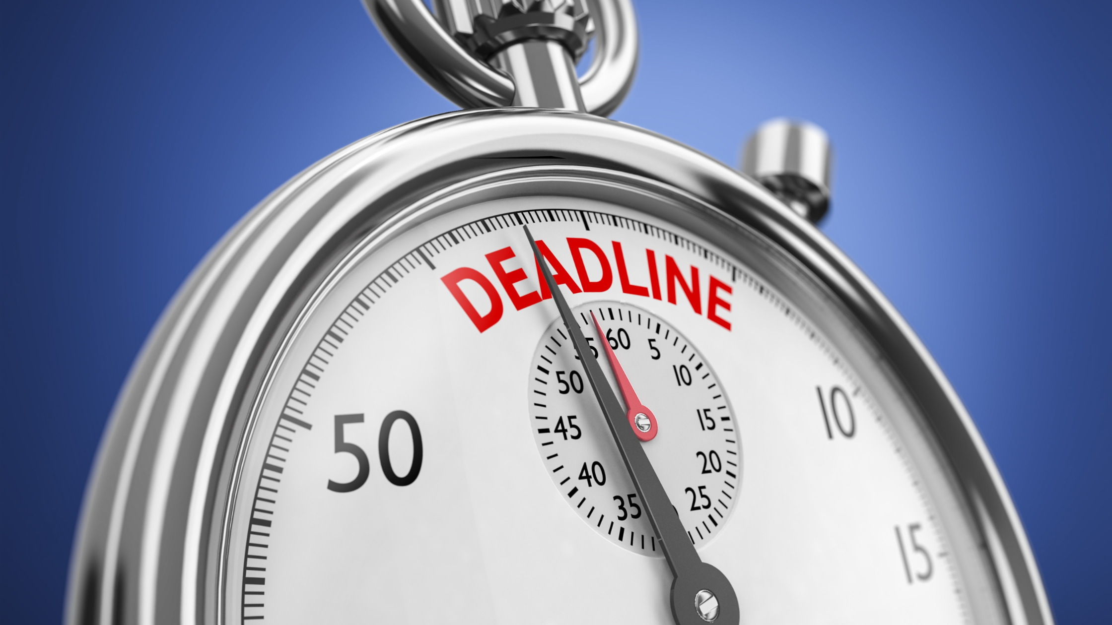 how to plan deadlines